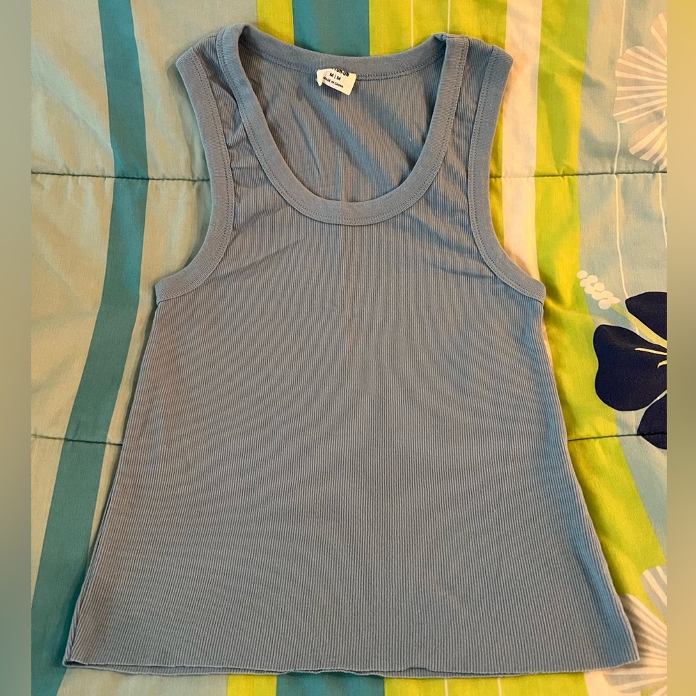 Blue Sleeveless Top